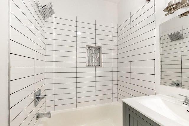 1834 Beacon St Unit 16, Brookline, MA 02445 - bathroom featuring bathing tub / shower combination and vanity
