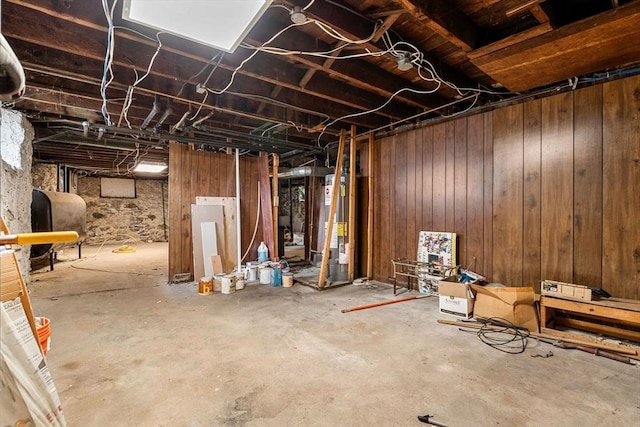 26 Enfield Rd, Winthrop, MA 02152 - unfinished basement with heating fuel and gas water heater
