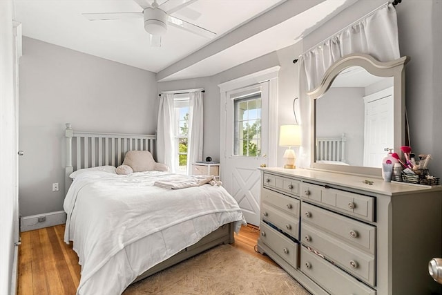 26 Enfield Rd, Winthrop, MA 02152 - bedroom featuring light wood-style flooring and a ceiling fan