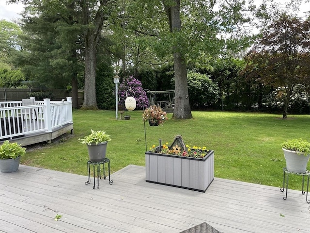 6 Jeffrey Ln, Freetown, MA 02702 - wooden deck featuring view of scattered trees