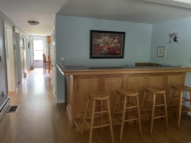 6 Jeffrey Ln, Freetown, MA 02702 - indoor dry bar with light wood-style floors