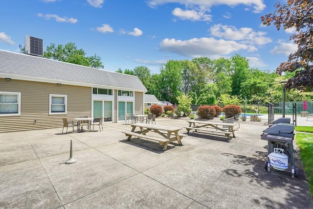 42 Nassau Dr Unit 42, Springfield, MA 01129 - view of patio / terrace with grilling area and central AC unit