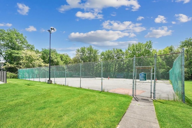 42 Nassau Dr Unit 42, Springfield, MA 01129 - view of tennis court featuring a gate