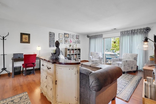 42 Nassau Dr Unit 42, Springfield, MA 01129 - living room featuring light wood-style floors