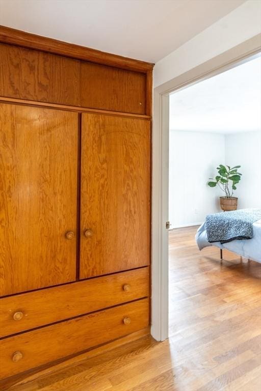 interior space featuring wood finished floors