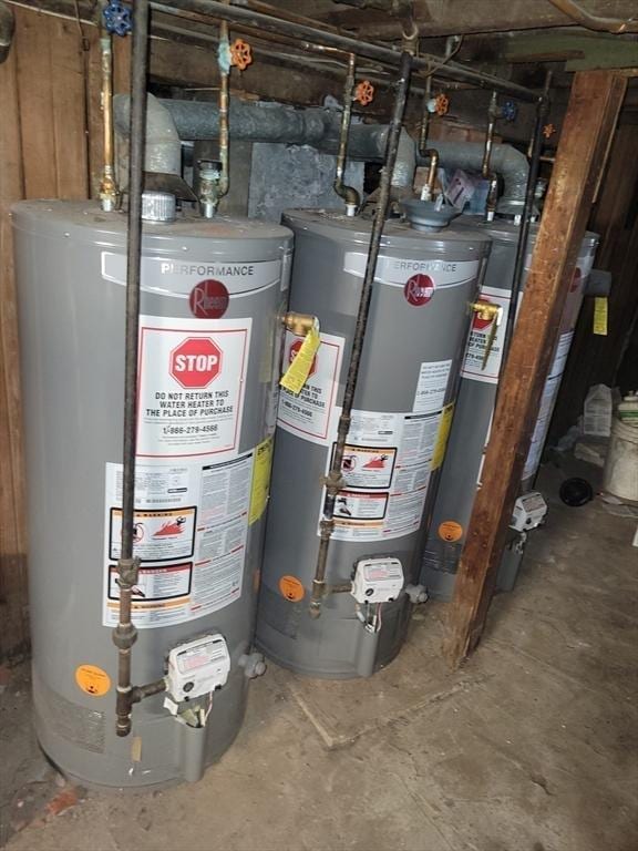 utilities with water heater