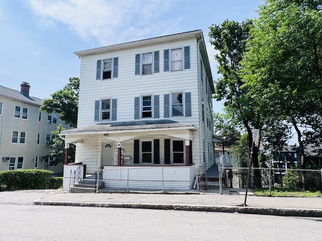 14 Gage St, Worcester, MA 01605 - view of front of property featuring covered porch