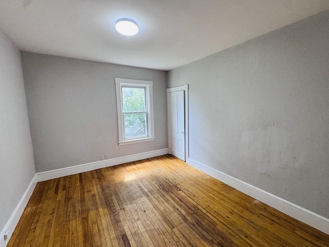 14 Gage St, Worcester, MA 01605 - spare room featuring hardwood / wood-style flooring and baseboards
