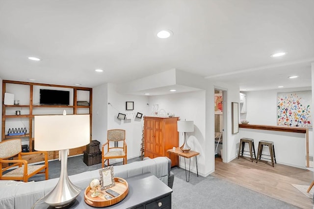 585 Sheridan St Unit 8, Chicopee, MA 01020 - living area with baseboards and recessed lighting