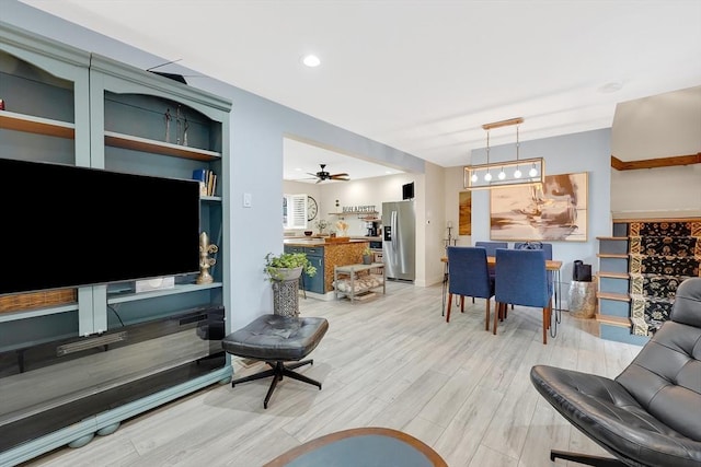 585 Sheridan St Unit 8, Chicopee, MA 01020 - living room with light wood-type flooring