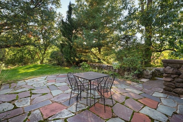 view of patio / terrace featuring outdoor dining area