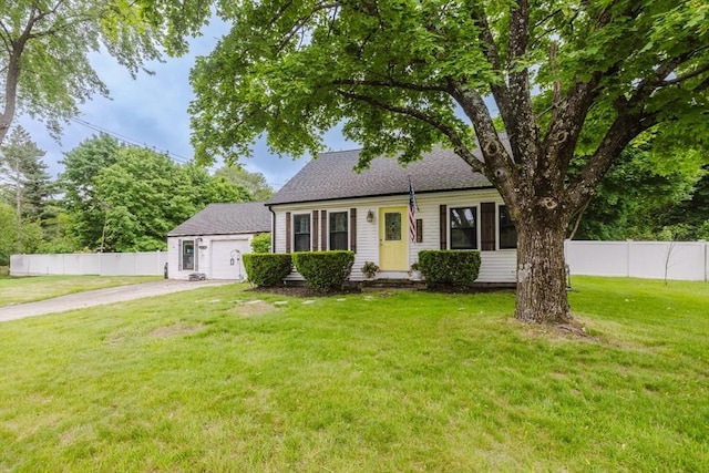700 S Main St, Bellingham, MA 02019 - view of front of property featuring a shingled roof and driveway