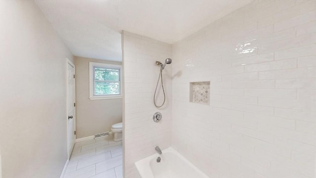 12 Sandra Ave, Burlington, MA 01803 - bathroom with shower / tub combination and tile patterned floors