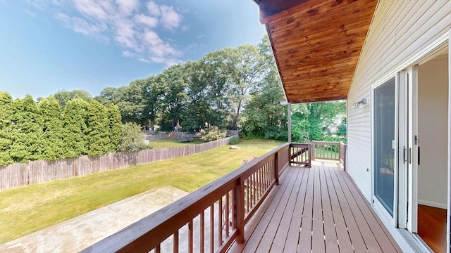 12 Sandra Ave, Burlington, MA 01803 - view of wooden deck