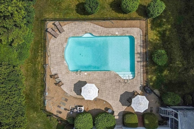 24 Stagecoach, Medfield, MA 02052 - aerial view of a pool area