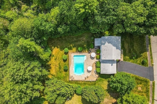 24 Stagecoach, Medfield, MA 02052 - aerial view of a pool area