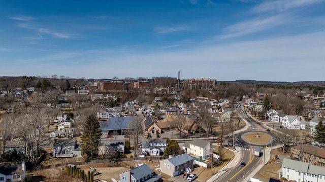 drone / aerial view featuring a residential view