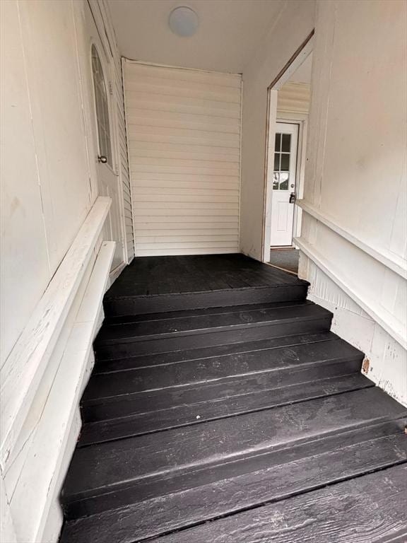 19 Chapel St, Shirley, MA 01464 - stairs with wood finished floors
