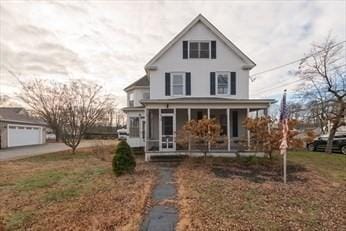 19 Chapel St, Shirley, MA 01464 - view of front of house with a sunroom