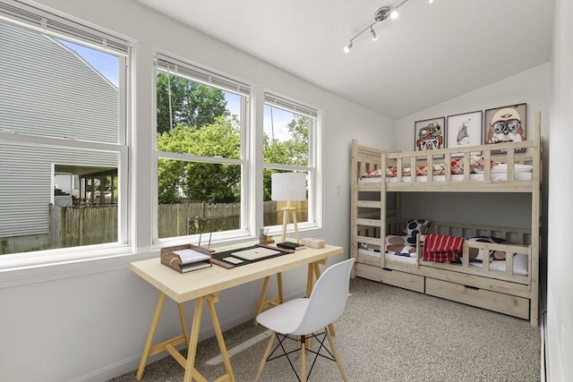 50 Howard St, Haverhill, MA 01830 - bedroom featuring a desk and lofted ceiling