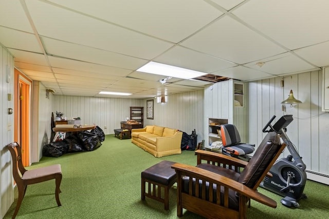 56 Fairwood Rd, Yarmouth, MA 02664 - interior space with a paneled ceiling