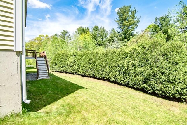 12 Kestrel Ln Unit 7, Westford, MA 01886 - view of green lawn featuring stairway