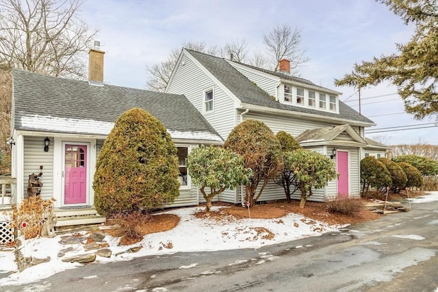 view of front of property