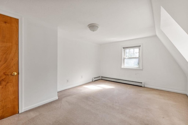 225 W Main St, Dudley, MA 01571 - bonus room featuring baseboard heating, carpet flooring, and lofted ceiling