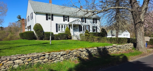 163 Baker Rd W, Taunton, MA 02780 - colonial home with a front yard