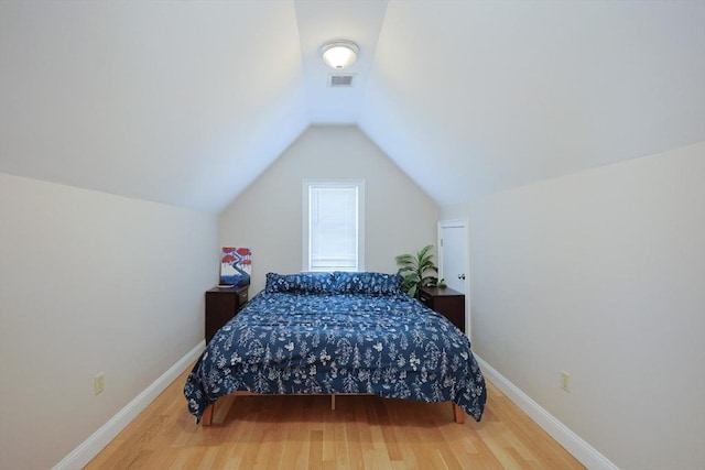 41 Webber St Unit 2, Malden, MA 02148 - bedroom featuring wood finished floors and vaulted ceiling
