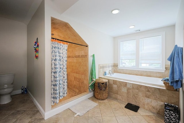 41 Webber St Unit 2, Malden, MA 02148 - full bathroom with a shower stall, a bath, and tile patterned floors