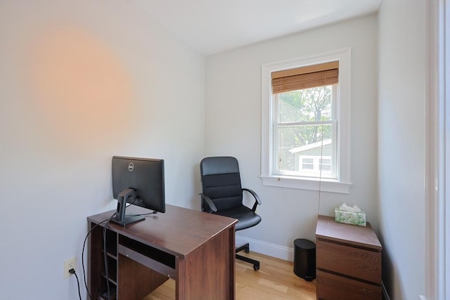 41 Webber St Unit 2, Malden, MA 02148 - home office with light wood finished floors and baseboards