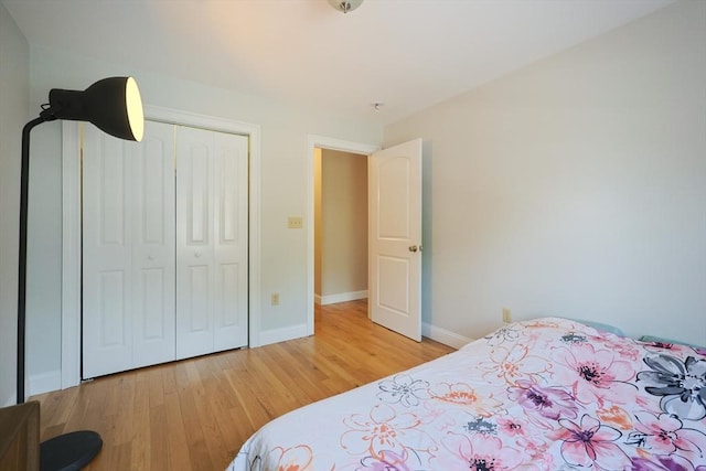 41 Webber St Unit 2, Malden, MA 02148 - bedroom with light wood-style floors and a closet