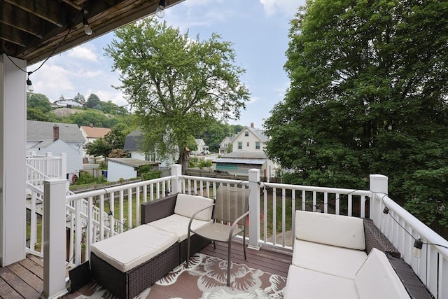 41 Webber St Unit 2, Malden, MA 02148 - wooden terrace featuring stairway and a residential view