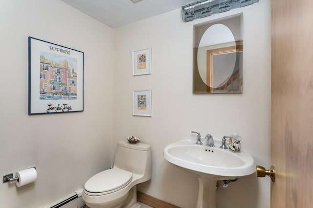 3 Dogwood Cir Unit 3, Franklin, MA 02038 - bathroom featuring toilet and baseboard heating