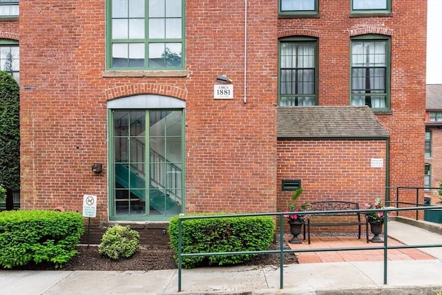 14 Sanford St Unit 21, Medway, MA 02053 - view of exterior entry with brick siding
