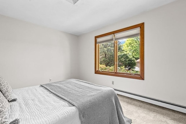 22 Grove Pl Unit 4, Winchester, MA 01890 - bedroom featuring baseboard heating and carpet