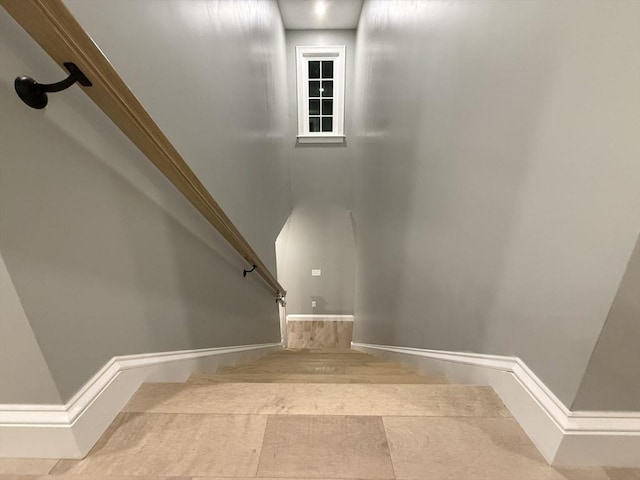 24 Cooper Rd, Webster, MA 01570 - stairway featuring baseboards