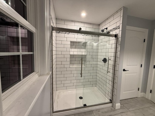 24 Cooper Rd, Webster, MA 01570 - full bathroom with a stall shower and baseboards