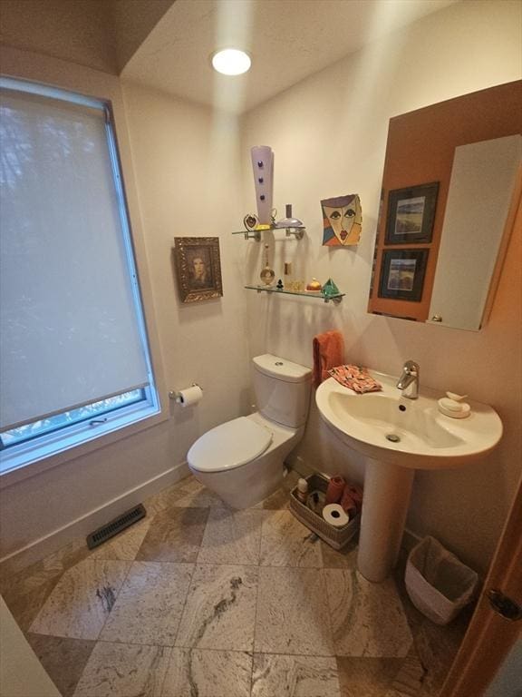 bathroom with toilet