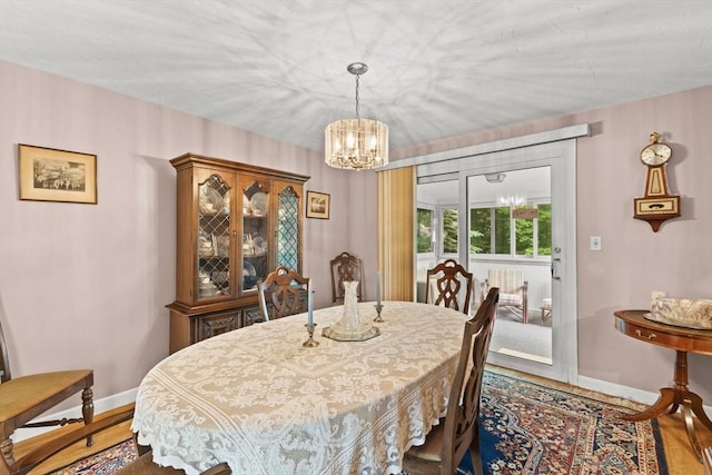 16 Fencourt, Canton, MA 02021 - dining space featuring a chandelier and baseboards