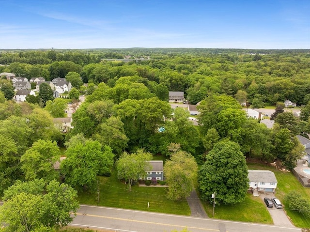 16 Fencourt, Canton, MA 02021 - aerial view of residential area featuring a heavily wooded area