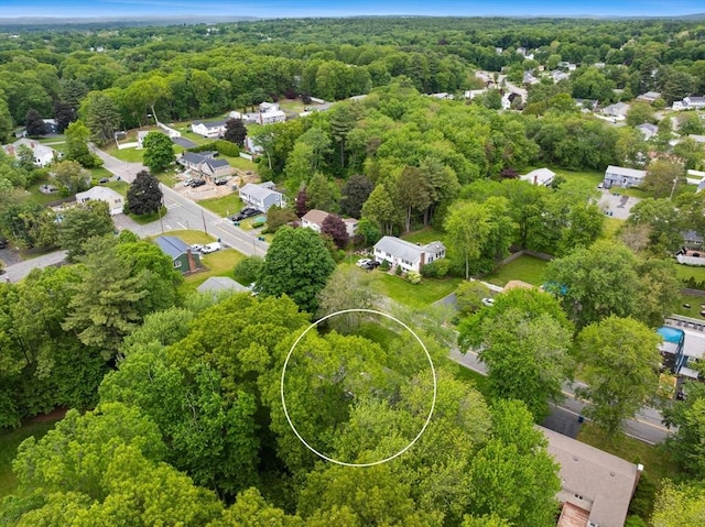 16 Fencourt, Canton, MA 02021 - aerial perspective of suburban area with a heavily wooded area