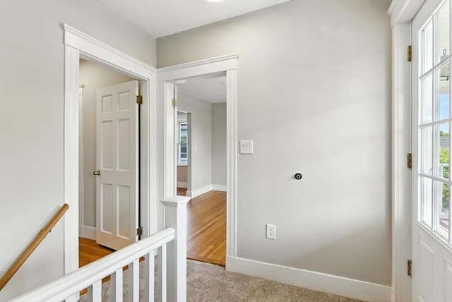 216 Cedar St Unit 3, Somerville, MA 02144 - corridor featuring an upstairs landing and carpet flooring