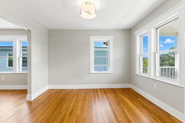 216 Cedar St Unit 3, Somerville, MA 02144 - spare room featuring light wood-type flooring and baseboards