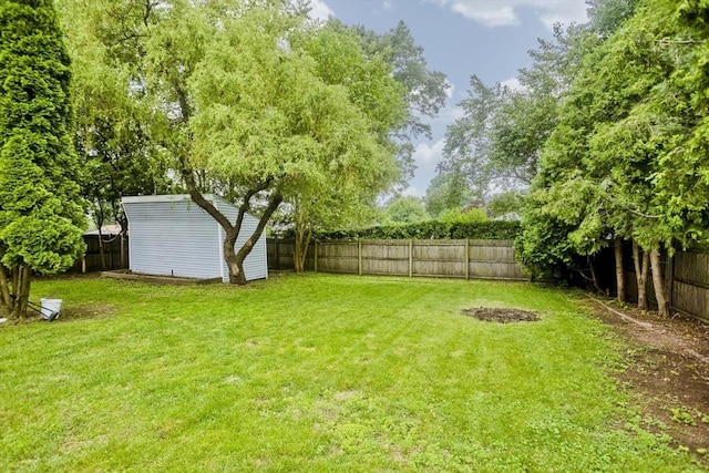 12 Allen St, Chicopee, MA 01020 - fenced backyard featuring a shed