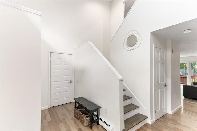 11 Running Stream Rd, Rehoboth, MA 02769 - stairway featuring wood finished floors and a towering ceiling