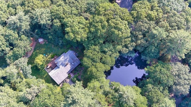 11 Running Stream Rd, Rehoboth, MA 02769 - aerial overview of property's location with a heavily wooded area and a large body of water
