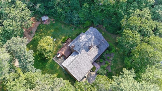 11 Running Stream Rd, Rehoboth, MA 02769 - aerial overview of property's location featuring a heavily wooded area