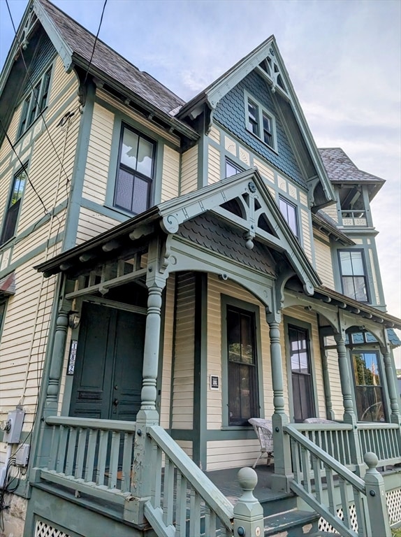 victorian house with covered porch